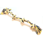 Flossy Chews Colored 4 Knot Tug Rope, X-Large (27" Long)-Dog-Mammoth-PetPhenom