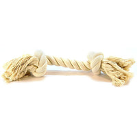 Flossy Chews Rope Bone - White, Large (14" Long)-Dog-Mammoth-PetPhenom