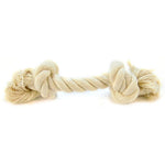 Flossy Chews Rope Bone - White, Mini (6" Long)-Dog-Mammoth-PetPhenom