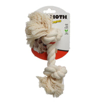 Flossy Chews Rope Bone - White, Small (9" Long)-Dog-Mammoth-PetPhenom