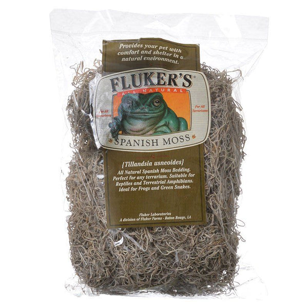 Flukers All Natural Spanish Moss Bedding, Large (8 Dry Quarts)-Small Pet-Flukers-PetPhenom