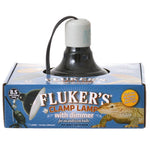 Flukers Clamp Lamp with Dimmer, 150 Watt (8.5" Diameter)-Small Pet-Flukers-PetPhenom