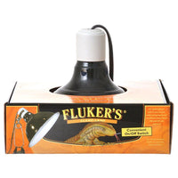 Flukers Clamp Lamp with Switch, 150 Watt (8.5" Diameter)-Small Pet-Flukers-PetPhenom