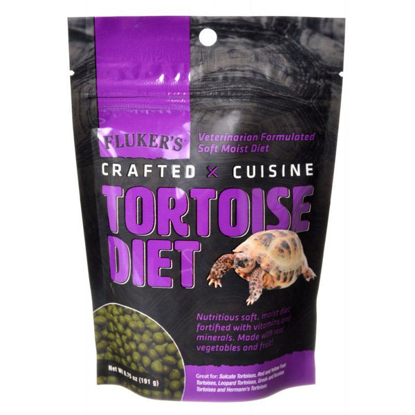 Flukers Crafted Cuisine Tortoise Diet, 6.5 oz-Small Pet-Flukers-PetPhenom