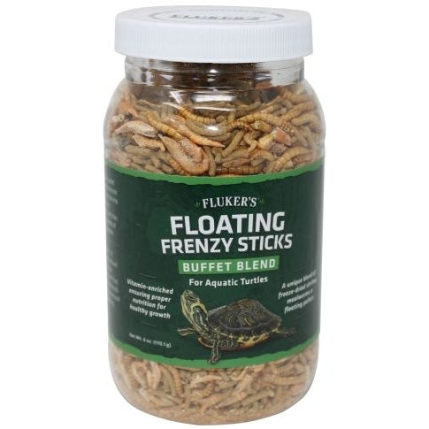 Flukers Floating Frenzy Buffet Blend for Aquatic Turtles, 11.5 oz-Small Pet-Flukers-PetPhenom