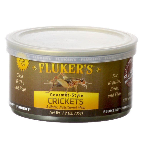 Flukers Gourmet Style Canned Crickets, 1.2 oz-Small Pet-Flukers-PetPhenom