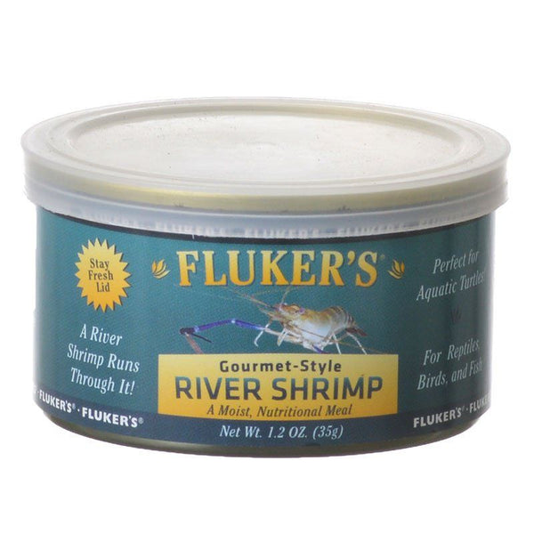 Flukers Gourmet Style Canned River Shrimp, 1.2 oz-Small Pet-Flukers-PetPhenom