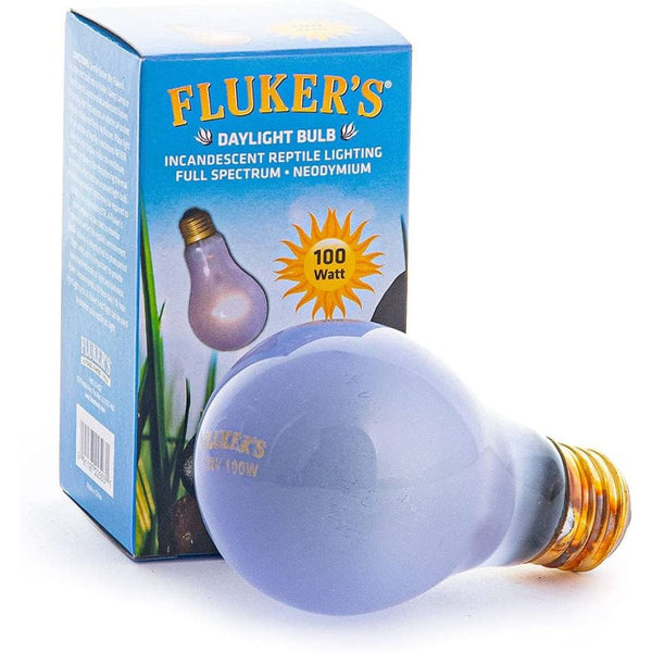 Flukers Neodymium Incandescent Full Spectrum Daylight Bulbs for Reptiles, 100 watt-Small Pet-Flukers-PetPhenom
