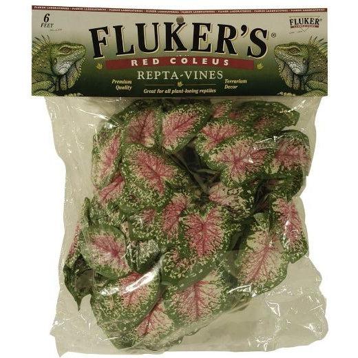 Flukers Red Coleus Repta-Vines, 6' Long-Small Pet-Flukers-PetPhenom