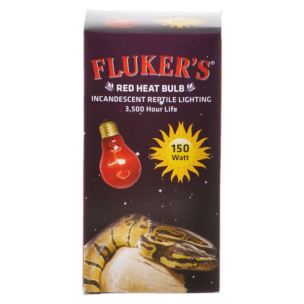 Flukers Red Heat Incandescent Bulb, 150 Watt-Small Pet-Flukers-PetPhenom