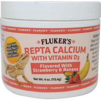 Flukers Strawberry Banana Flavored Repta Calcium, 2 oz-Small Pet-Flukers-PetPhenom