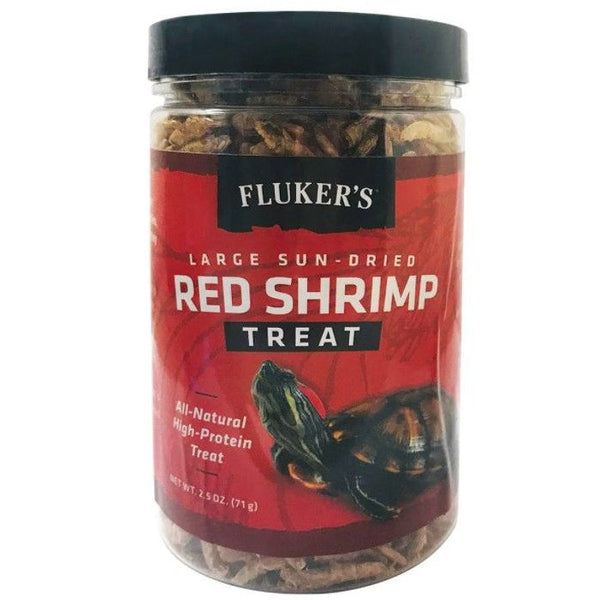 Flukers Sun-Dried Large Red Shrimp Treat, 2.5 oz-Small Pet-Flukers-PetPhenom