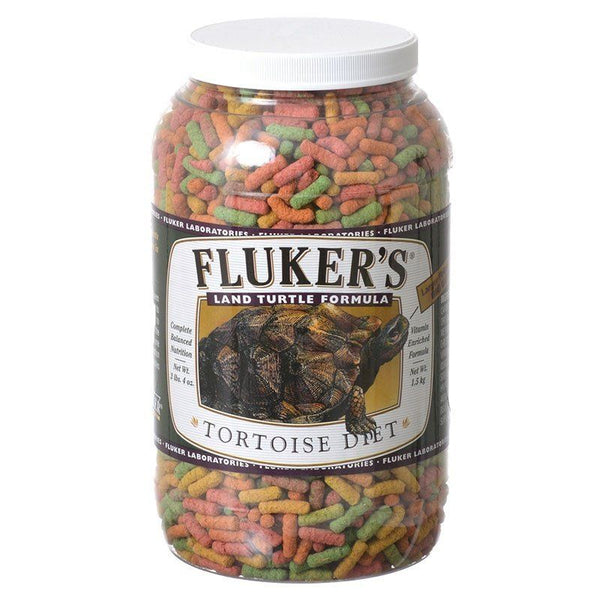 Flukers Tortoise Diet - Large Pellet, 3.25 lbs-Small Pet-Flukers-PetPhenom