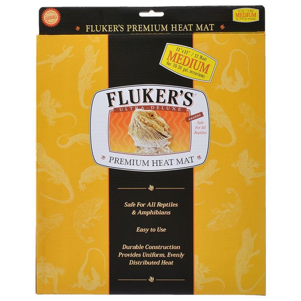Flukers Ultra Deluxe Premium Heat Mat, Medium - 12 Watts (20-30 Gallons)-Small Pet-Flukers-PetPhenom