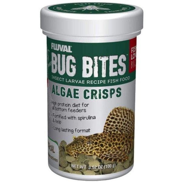 Fluval Bug Bites Algae Crisps, 3.53 oz-Fish-Fluval-PetPhenom