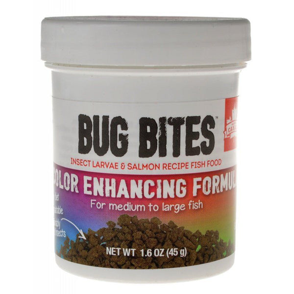Fluval Bug Bites Color Enhancing Formula for Medium-Large Fish, 1.6 oz-Fish-Fluval-PetPhenom