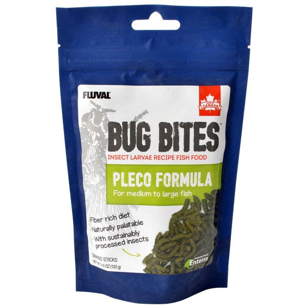 Fluval Bug Bites Pleco Formula Sticks for Medium-Large Fish, 4.59 oz-Fish-Fluval-PetPhenom