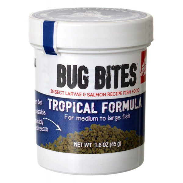 Fluval Bug Bites Tropical Formula Granules for Medium-Large Fish, 1.59 oz-Fish-Fluval-PetPhenom