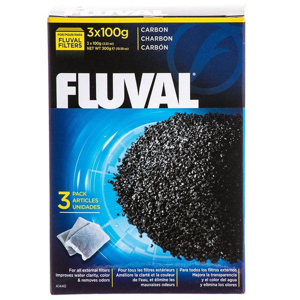Fluval Carbon Bags, 3 x 100 Gram Bags (3 Pack)-Fish-Fluval-PetPhenom