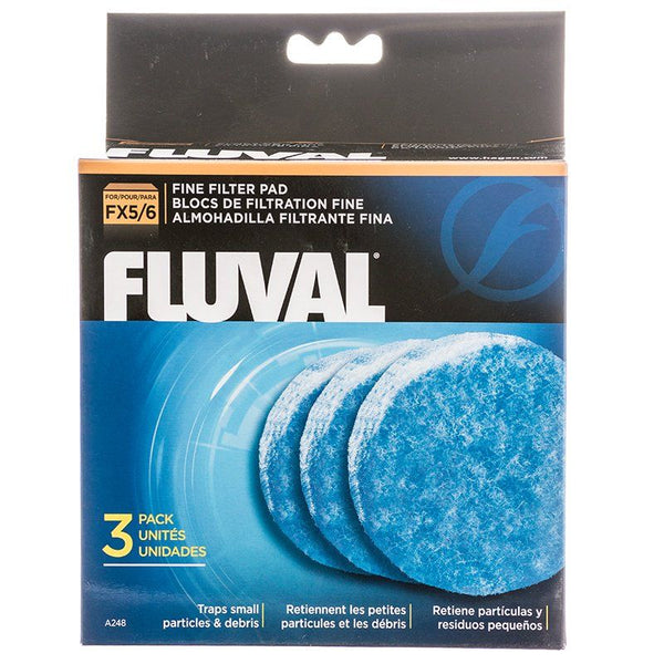 Fluval Fine FX5/6 Filter Pad, 6.5" Diameter (3 Pack)-Fish-Fluval-PetPhenom