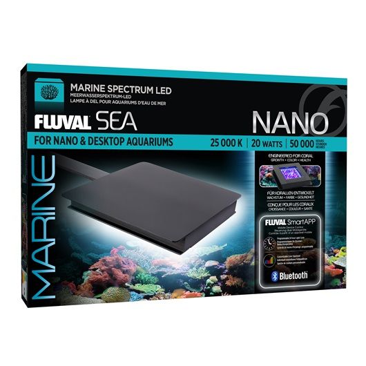 Fluval Sea Marine Bluetooth LED Nano Aquarium Light, 20 Watt-Fish-Fluval-PetPhenom