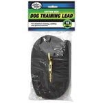 Four Paws Cotton Web Dog Training Lead 10' Long x 5/8"W Black, 1 count-Dog-Four Paws-PetPhenom