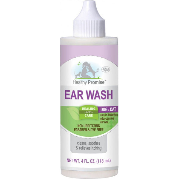 Four Paws Healthy Promise Dog and Cat Ear Wash, 4 oz-Dog-Four Paws-PetPhenom