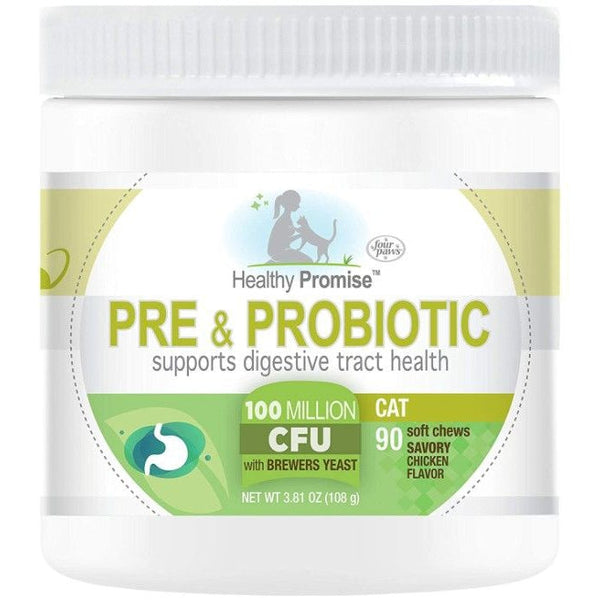 Four Paws Healthy Promise Pre and Probiotic Supplement for Cats, 90 count-Dog-Four Paws-PetPhenom