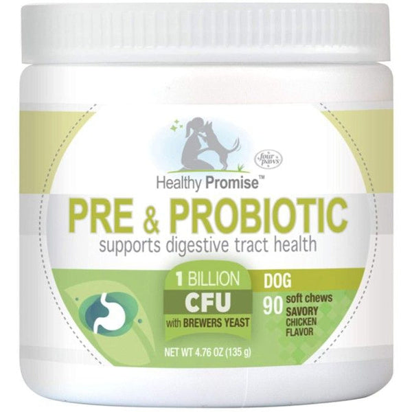 Four Paws Healthy Promise Pre and Probiotic Supplement for Dogs, 90 count-Dog-Four Paws-PetPhenom