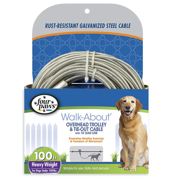 Four Paws Heavy Weight Trolley Exercises 100 feet-Dog-Four Paws-PetPhenom