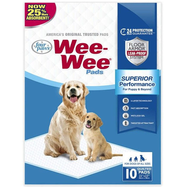 Four Paws Original Wee Wee Pads, 10 count-Dog-Four Paws-PetPhenom