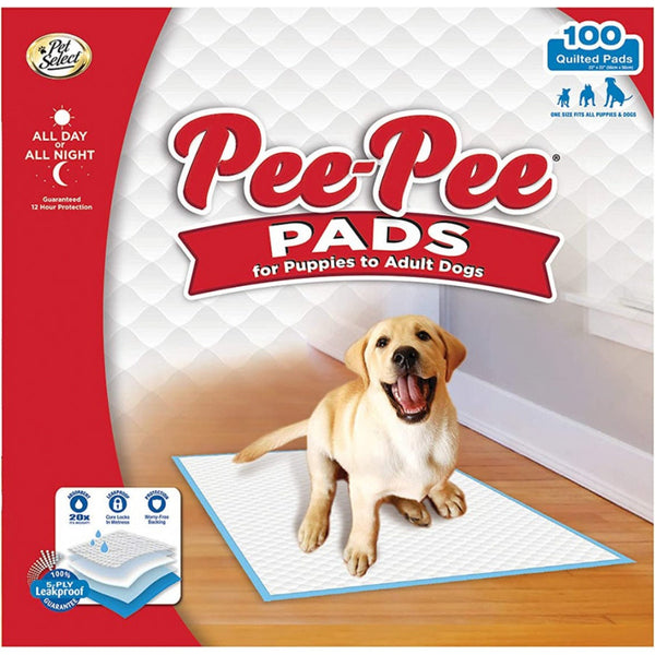 Four Paws Pee Pee Puppy Pads - Standard, 100 count-Dog-Four Paws-PetPhenom