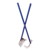 Four Paws Sanitary Pooper Scooper Rake Scoop Blue 5.25" x 7" x 33.5"-Dog-Four Paws-PetPhenom