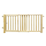 Four Paws Smart Design Walkover Pressure Mounted Gate with Door Beige 30" - 44" x 1" x 18"-Dog-Four Paws-PetPhenom