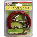 Four Paws Walk-About Tie-Out Cable Medium Weight for Dogs up to 50 lbs, 15' Long-Dog-Four Paws-PetPhenom
