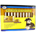 Four Paws Walk Over Wood Safety Gate with Door, 30"-44" Wide x 18" High-Dog-Four Paws-PetPhenom