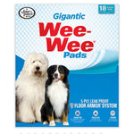 Four Paws Wee-Wee Pads 18 pack Gigantic White 27.5" x 44" x 0.1"-Dog-Four Paws-PetPhenom
