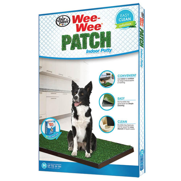 Four Paws Wee-Wee Patch Indoor Potty Medium 30" x 20" x 1"-Dog-Four Paws-PetPhenom