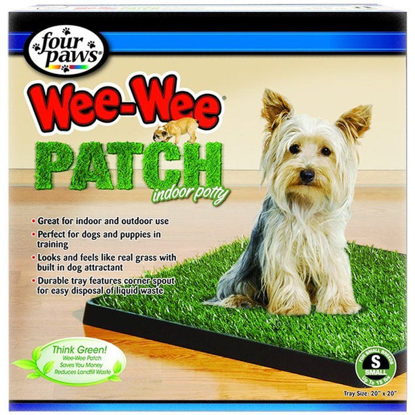 Four Paws Wee Wee Patch Indoor Potty, Small (20" Long x 20" Wide) for Dogs up to 15 lbs-Dog-Four Paws-PetPhenom