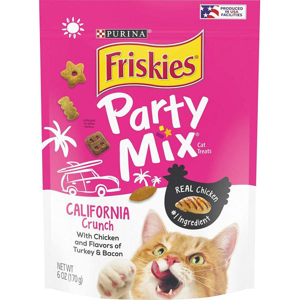 Friskies Party Mix Crunch Treats California Crunch, 6 oz-Cat-Friskies-PetPhenom
