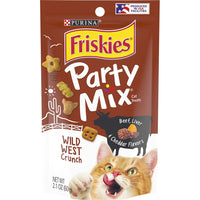 Friskies Party Mix Wild West Crunchy Cat Treats, 2 oz-Cat-Friskies-PetPhenom