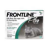 Frontline Flea Control Plus for All Cats And Kittens 3 Month Supply-Cat-Frontline-PetPhenom