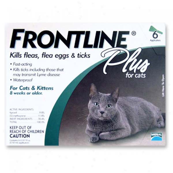Frontline Flea Control Plus for All Cats And Kittens 6 Month Supply-Cat-Frontline-PetPhenom