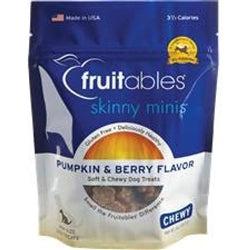 Fruitables Pumpkin & Berry Skinny Minis Soft and Chewy Dog Treats - 5oz. Pouch-Dog-Fruitables-PetPhenom