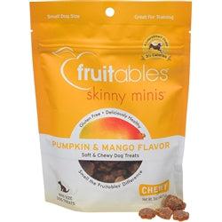 Fruitables Pumpkin & Mango Skinny Minis Soft and Chewy Dog Treats - 5oz. Pouch-Dog-Fruitables-PetPhenom