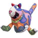 Fuzzu Sneaky Cat Scuff Squeaker Dog Toy, 1 count-Dog-Fuzzu-PetPhenom