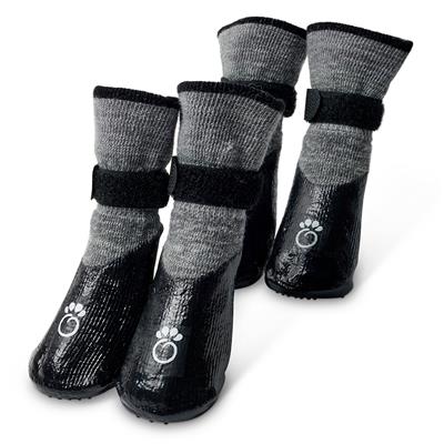 GF Pet Charcoal Grey Booties by GF Pet -Medium-Dog-GF Pet-PetPhenom