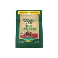 GREENIES PILL POCKETS Treats for Dogs Hickory Smoke Flavor - Capsule Size 15.8 oz. 60 Treats-Dog-Greenies-PetPhenom