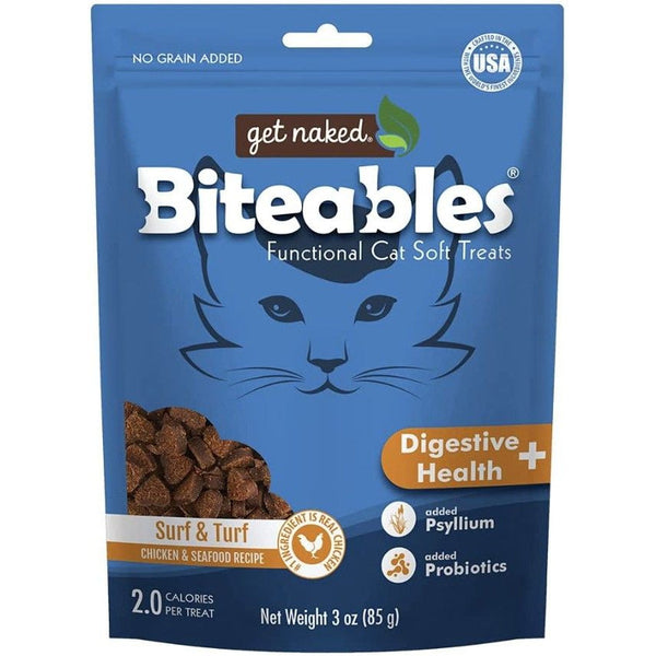 Get Naked Digestive Health Biteables Soft Cat Treats Surf and Turf Flavor-Cat-Get Naked-PetPhenom