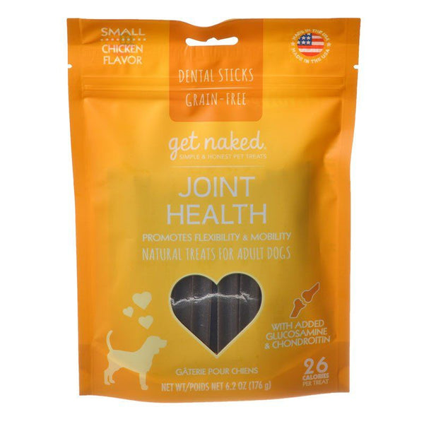 Get Naked Joint Health Chew Sticks, Small (6.2 oz)-Dog-Get Naked-PetPhenom